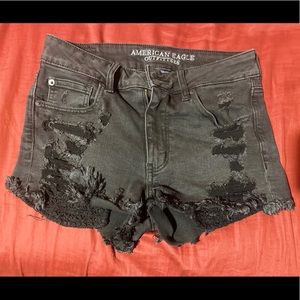 American Eagle Black Super Stretch Women’s shorts